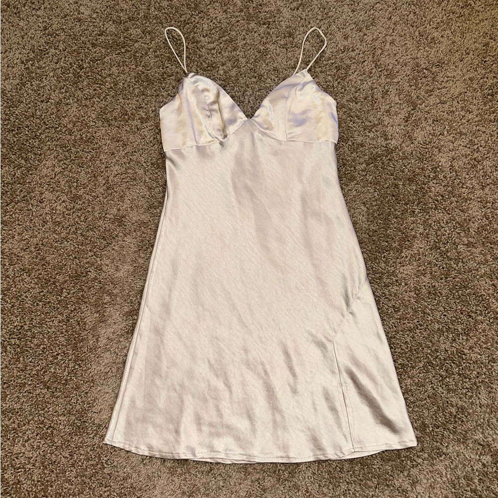 Princess Polly White Mini Slip Dress